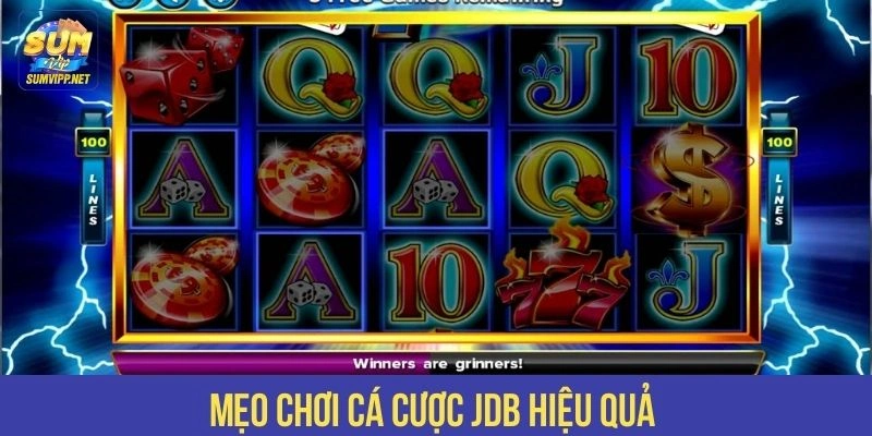Mẹo chơi cá cược JDB hiệu quả 
