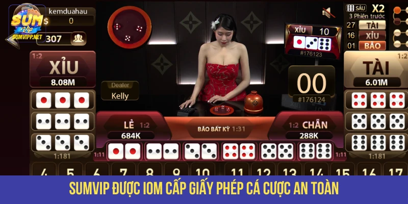 SUMVIP được IOM cấp giấy phép cá cược an toàn
