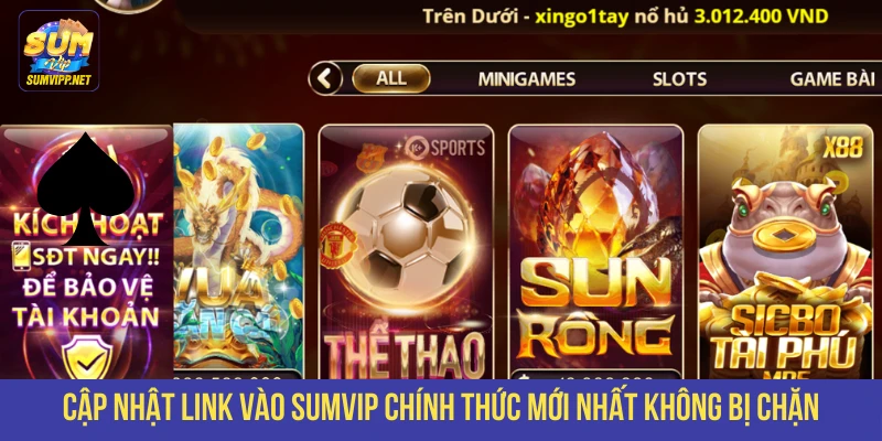 Cập nhật link vào SUMVIP chính thức mới nhất không bị chặn